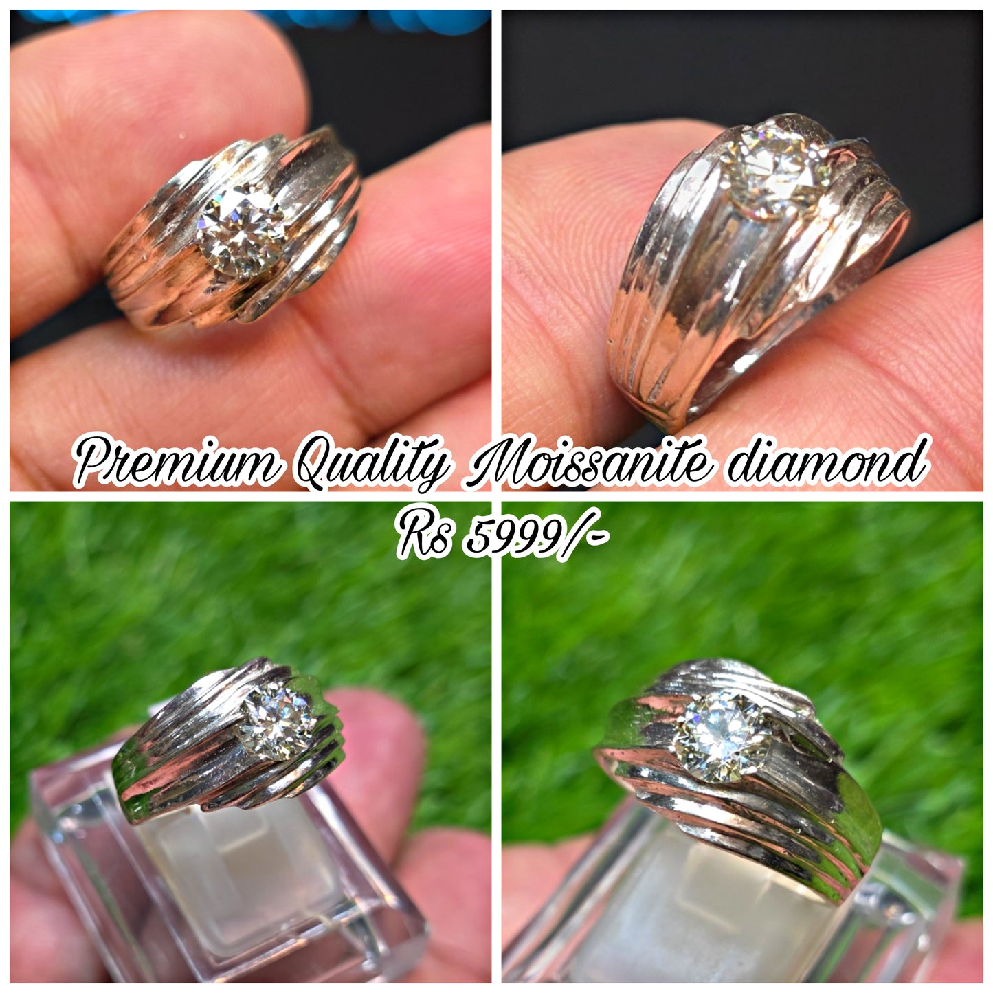 Premium Quality Moissanite Ring