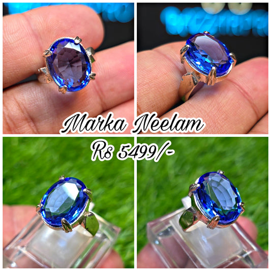 Premium Quality Marka Neelam Ring