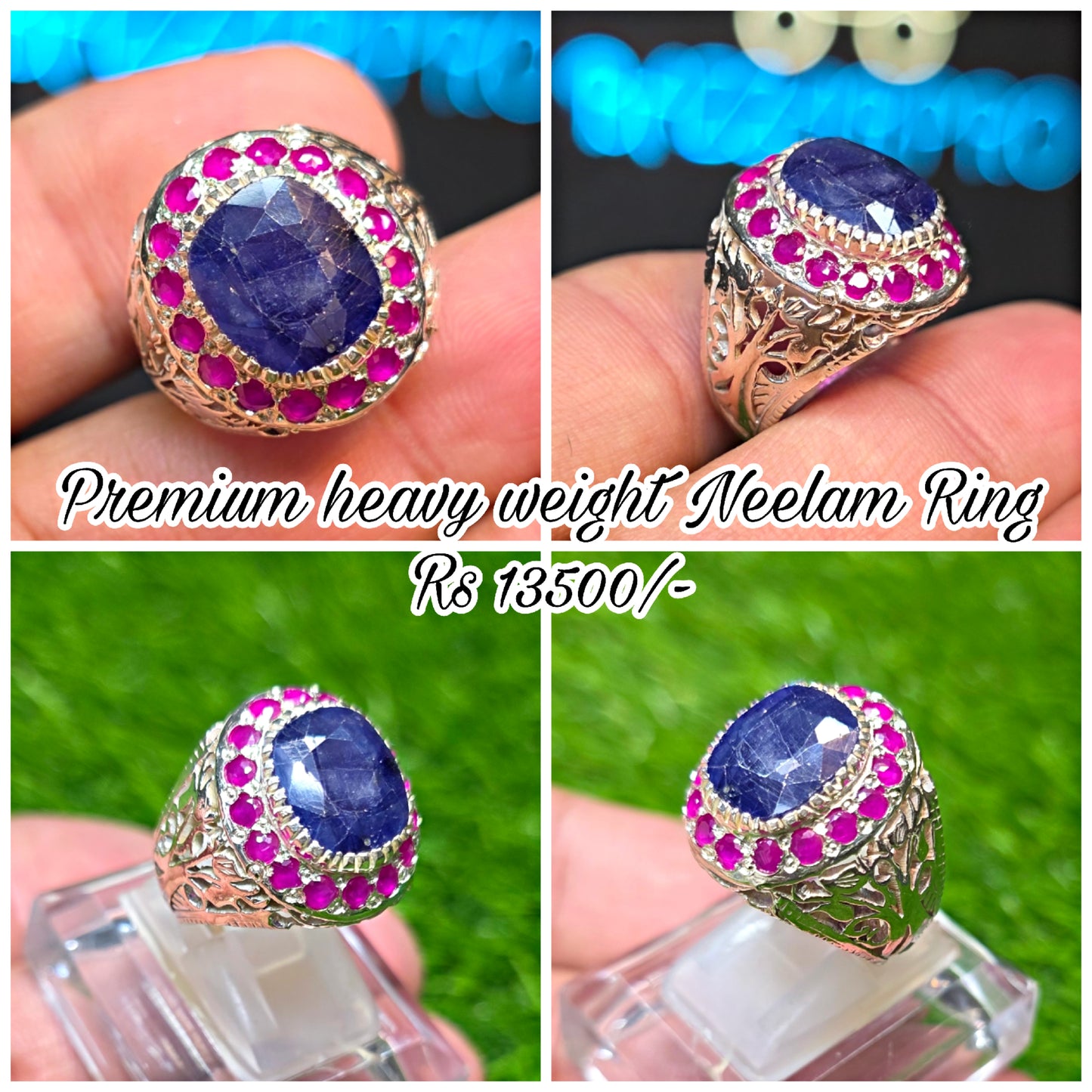 Premium Quality Neelam Ring