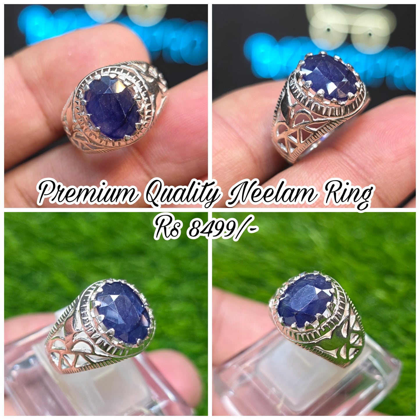 Premium Quality Neelam Ring