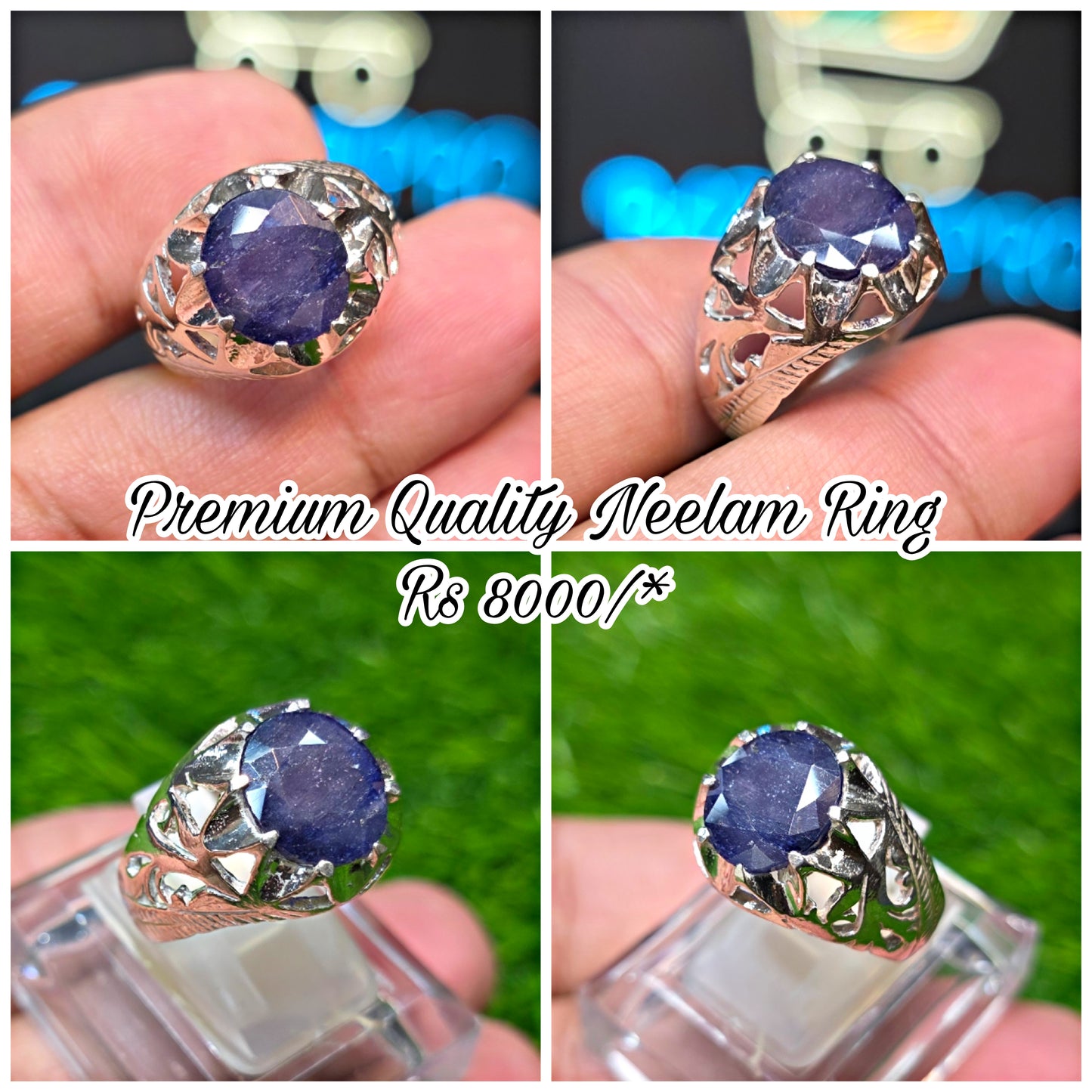 Premium Quality Neelam Ring