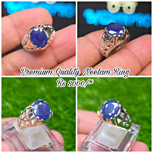 Premium Quality Neelam Ring
