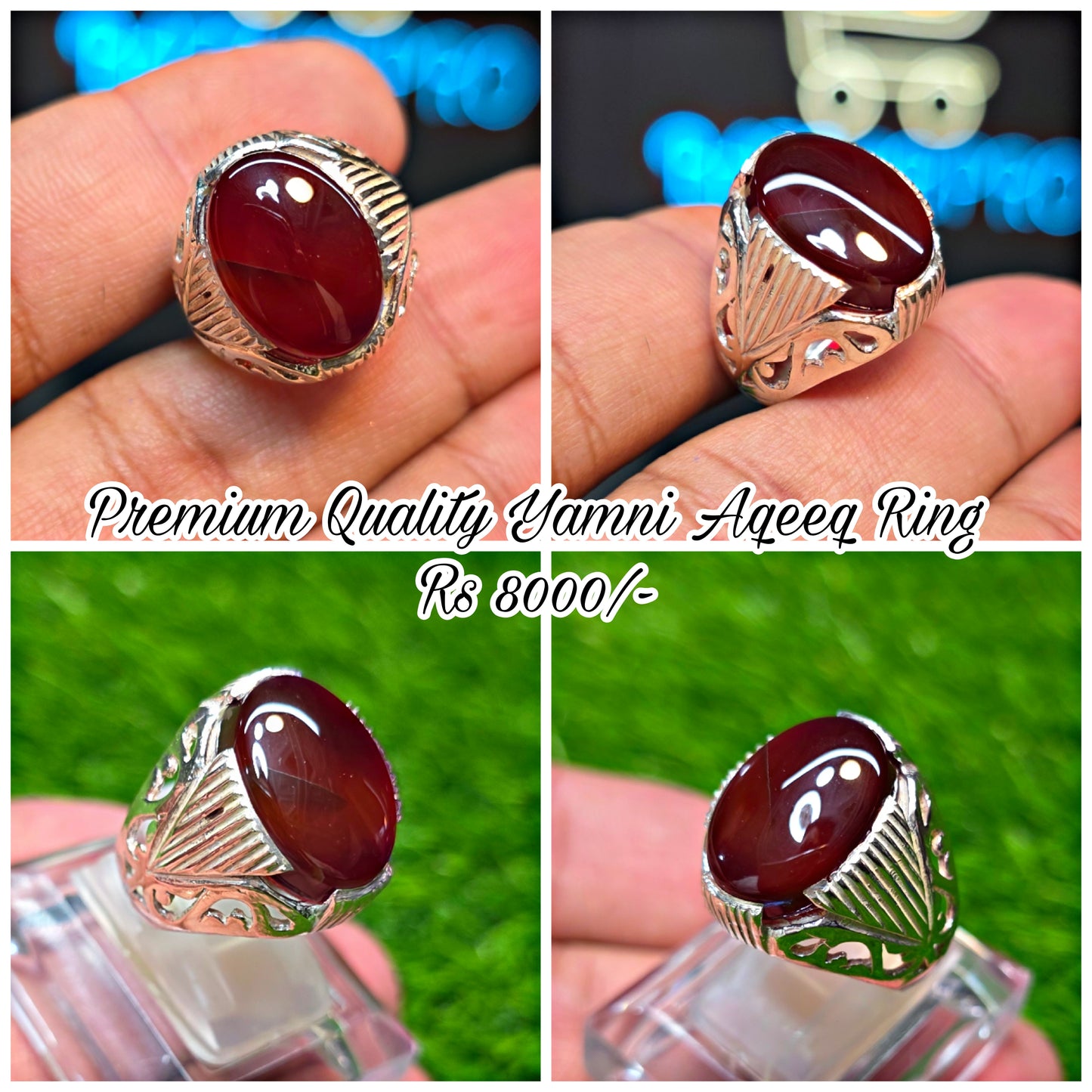 Premium Quality Yamni Aqeeq Ring