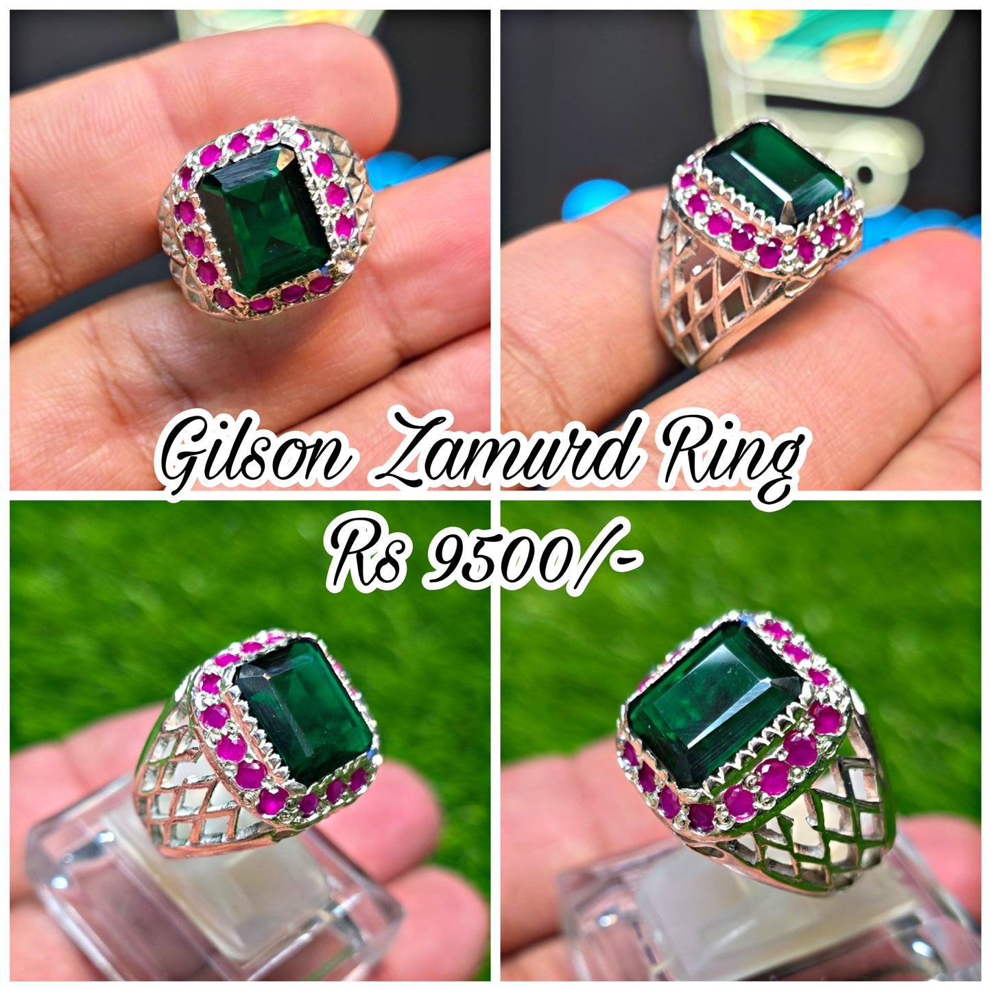 Premium Quality Gilson Zamurd Ring