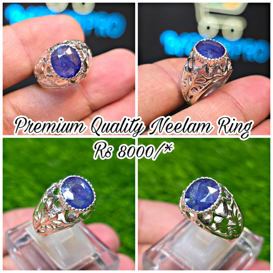Premium Quality Neelam Ring