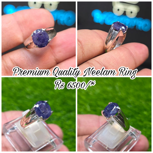Premium Quality Neelam Ring
