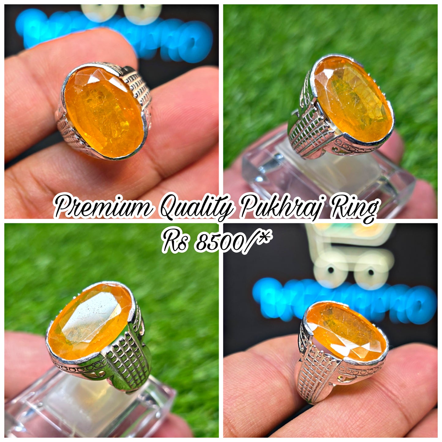 Premium Quality Pukhraj Ring