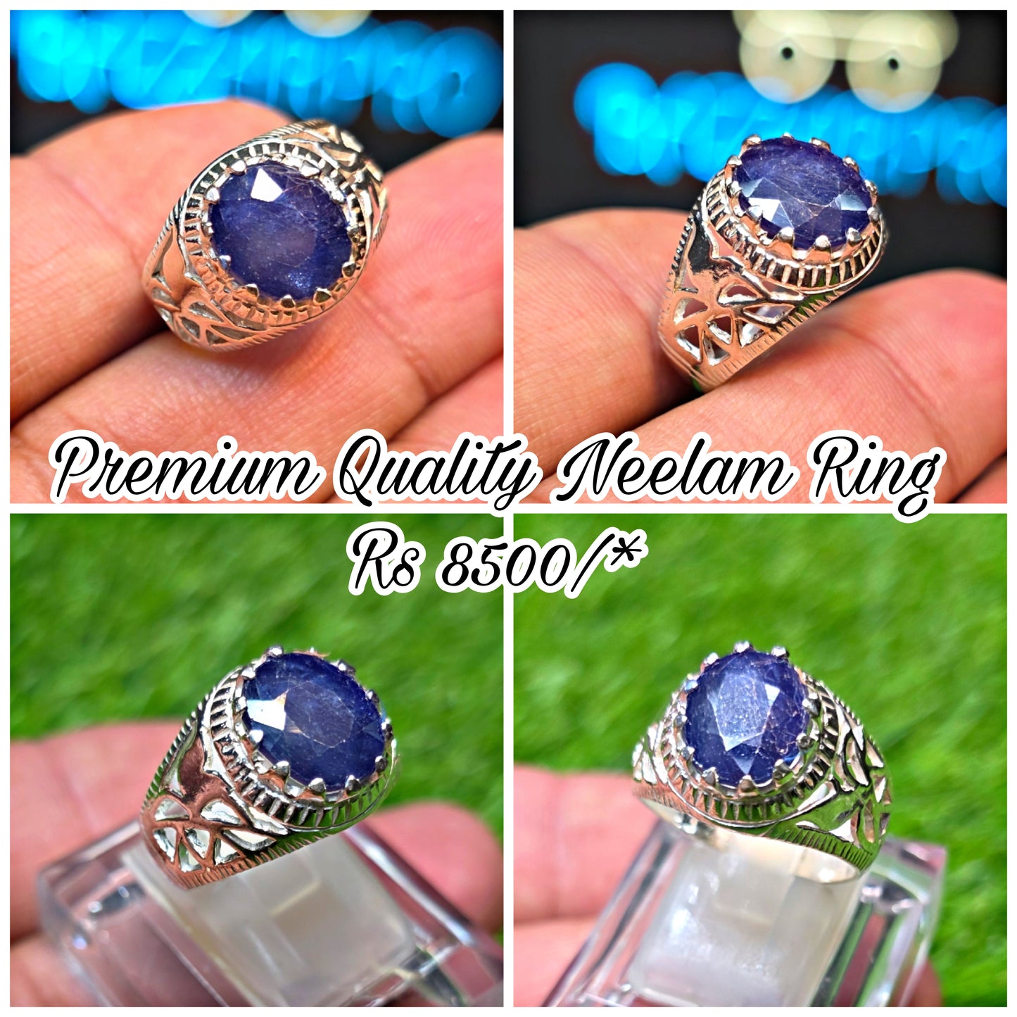 Premium Quality Neelam Ring