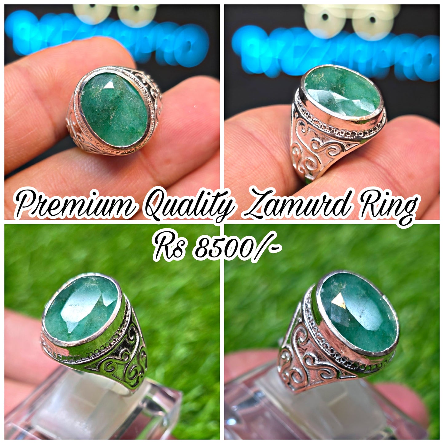 Premium Quality Zamurd Ring