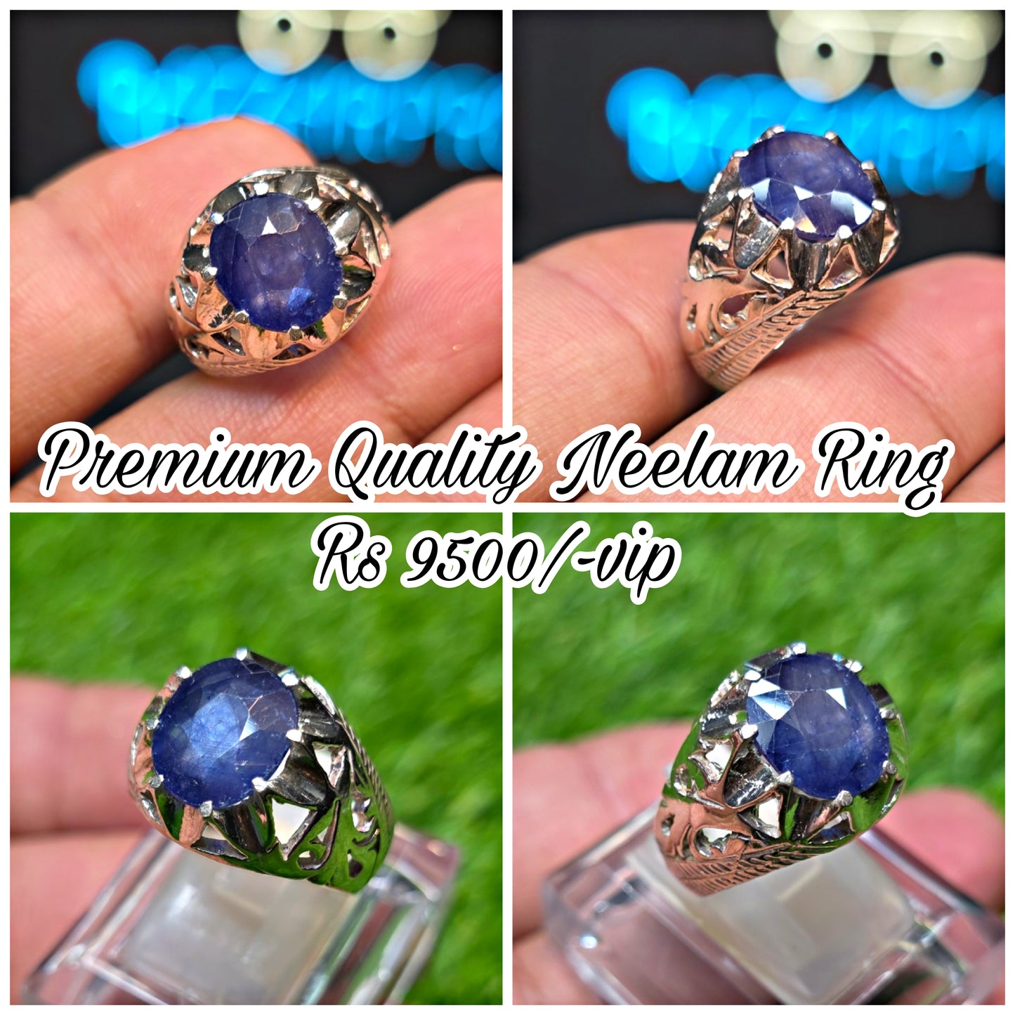 Premium Quality Neelam Ring