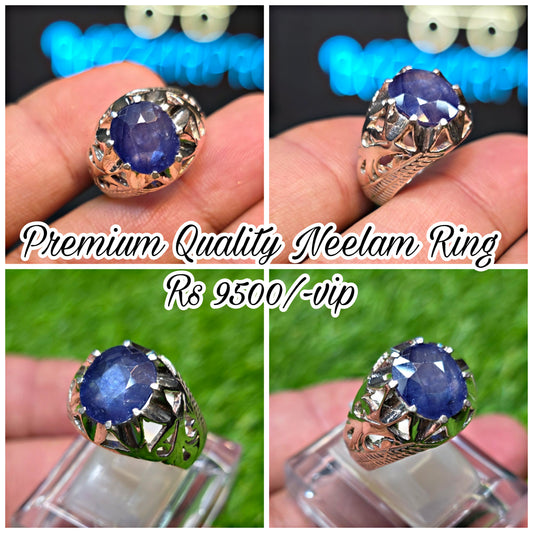 Premium Quality Neelam Ring
