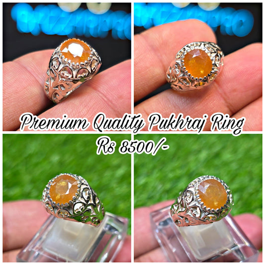 Premium Quality Pukhraj Ring