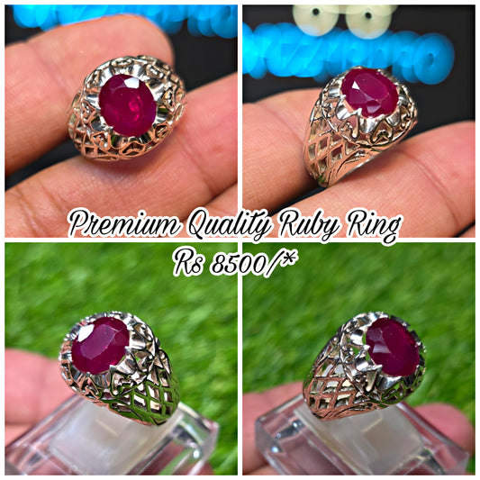 Premium Quality Ruby Ring