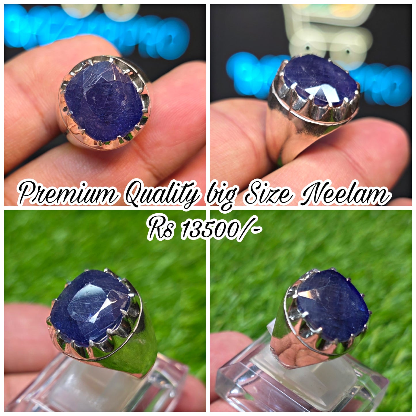 Premium Quality Neelam Ring