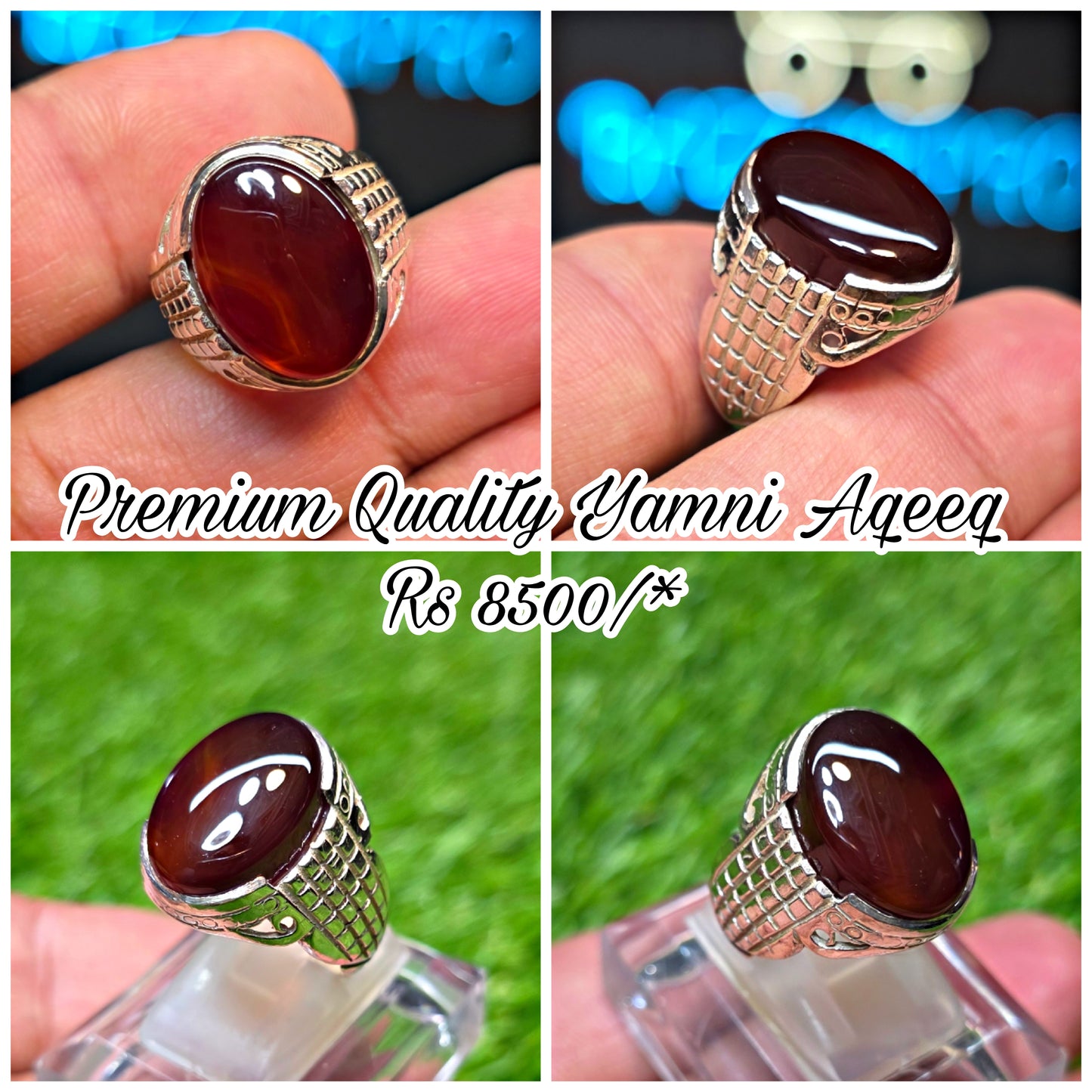 Premium Quality Yamni Aqeeq Ring