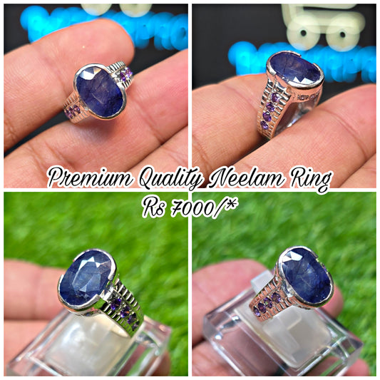 Premium Quality Neelam Ring