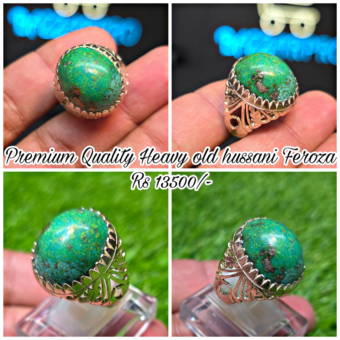 Premium Quality Hussani Feroza Ring