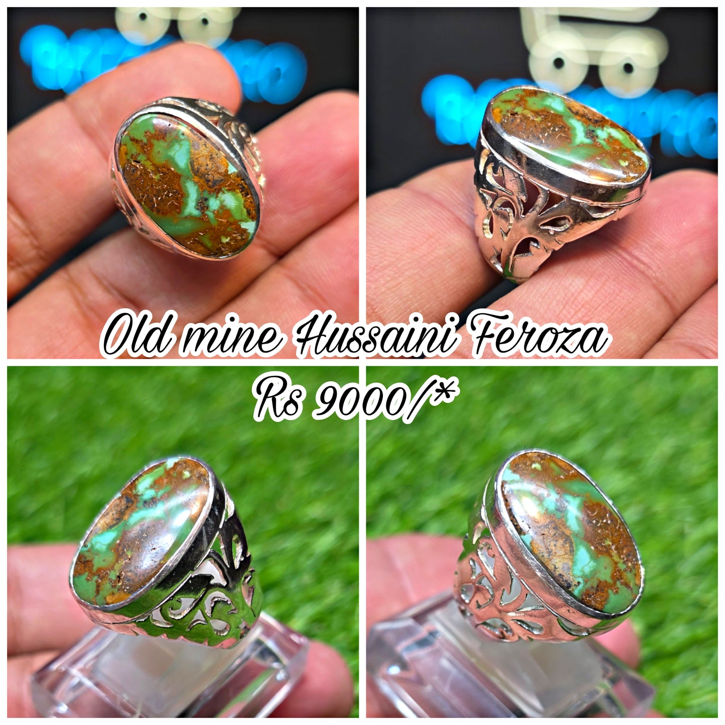 Premium Quality Hussani Feroza Ring