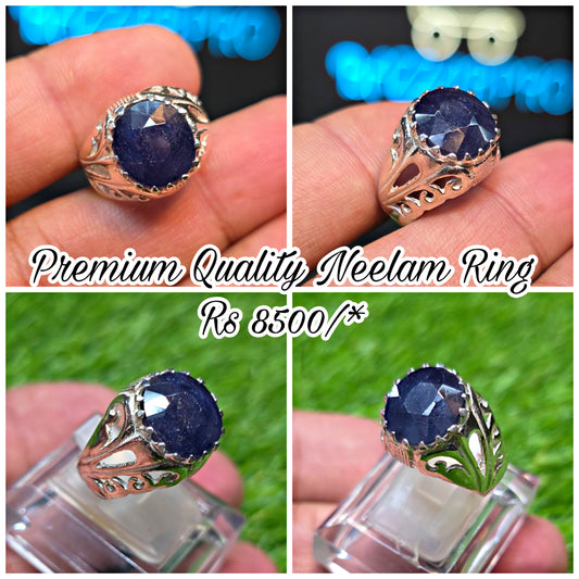 Premium Quality Neelam Ring