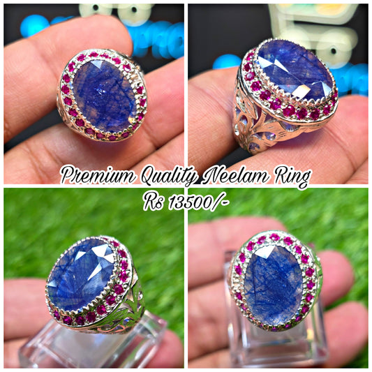 Premium Quality Neelam Ring