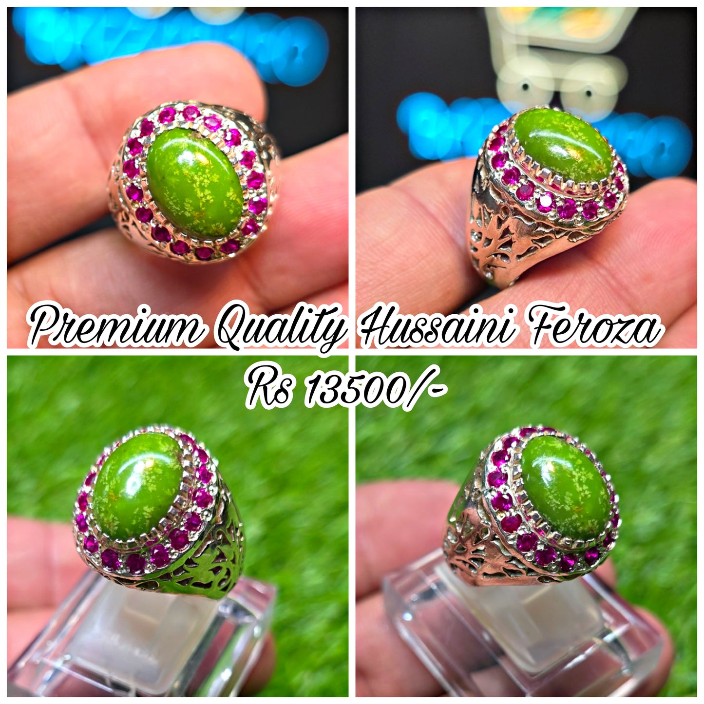 Premium Quality Hussani Feroza Ring