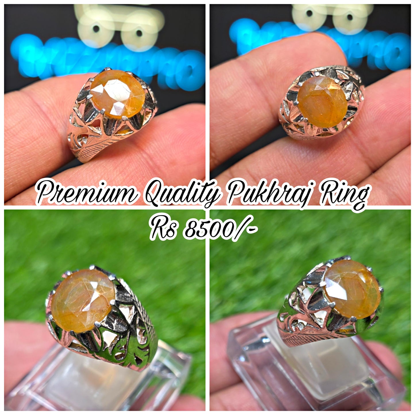 Premium Quality Pukhraj Ring