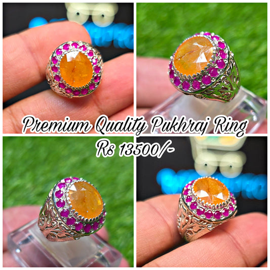 Premium Quality Pukhraj Ring