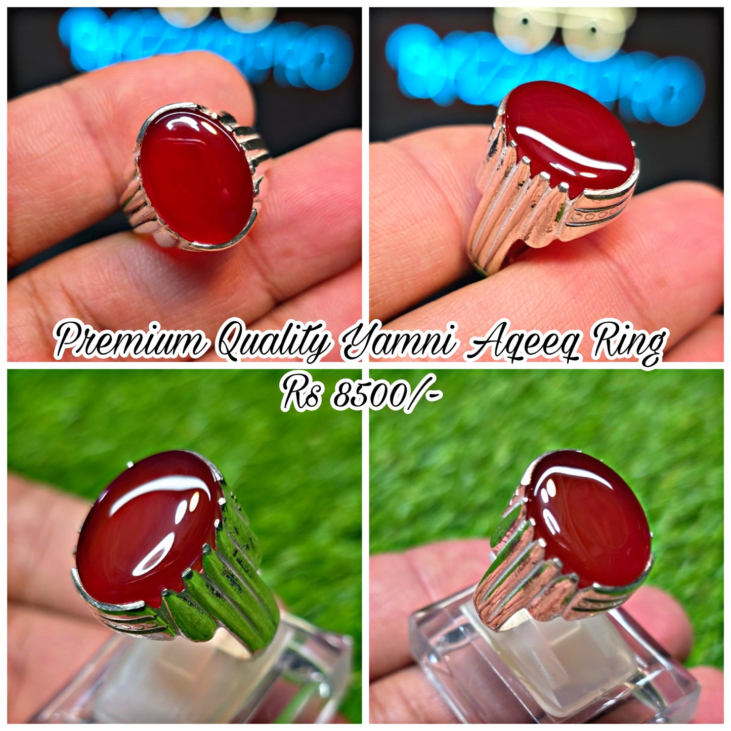 Premium Quality Yamni Aqeeq Ring