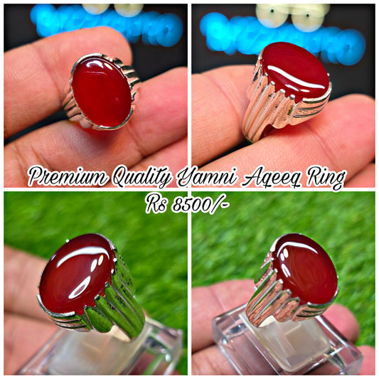 Premium Quality Yamni Aqeeq Ring