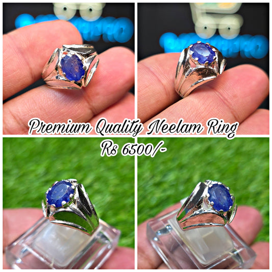 Premium Quality Neelam Ring