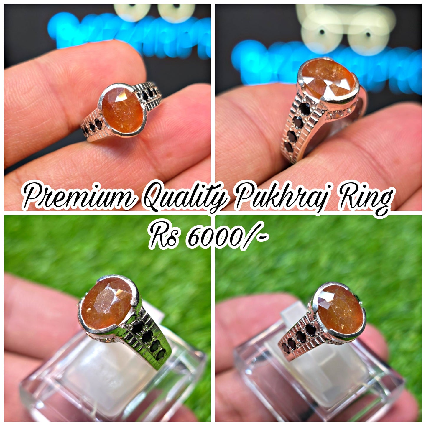 Premium Quality Pukhraj Ring