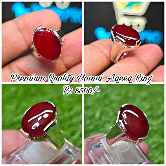 Premium Quality Yamni Aqeeq Ring