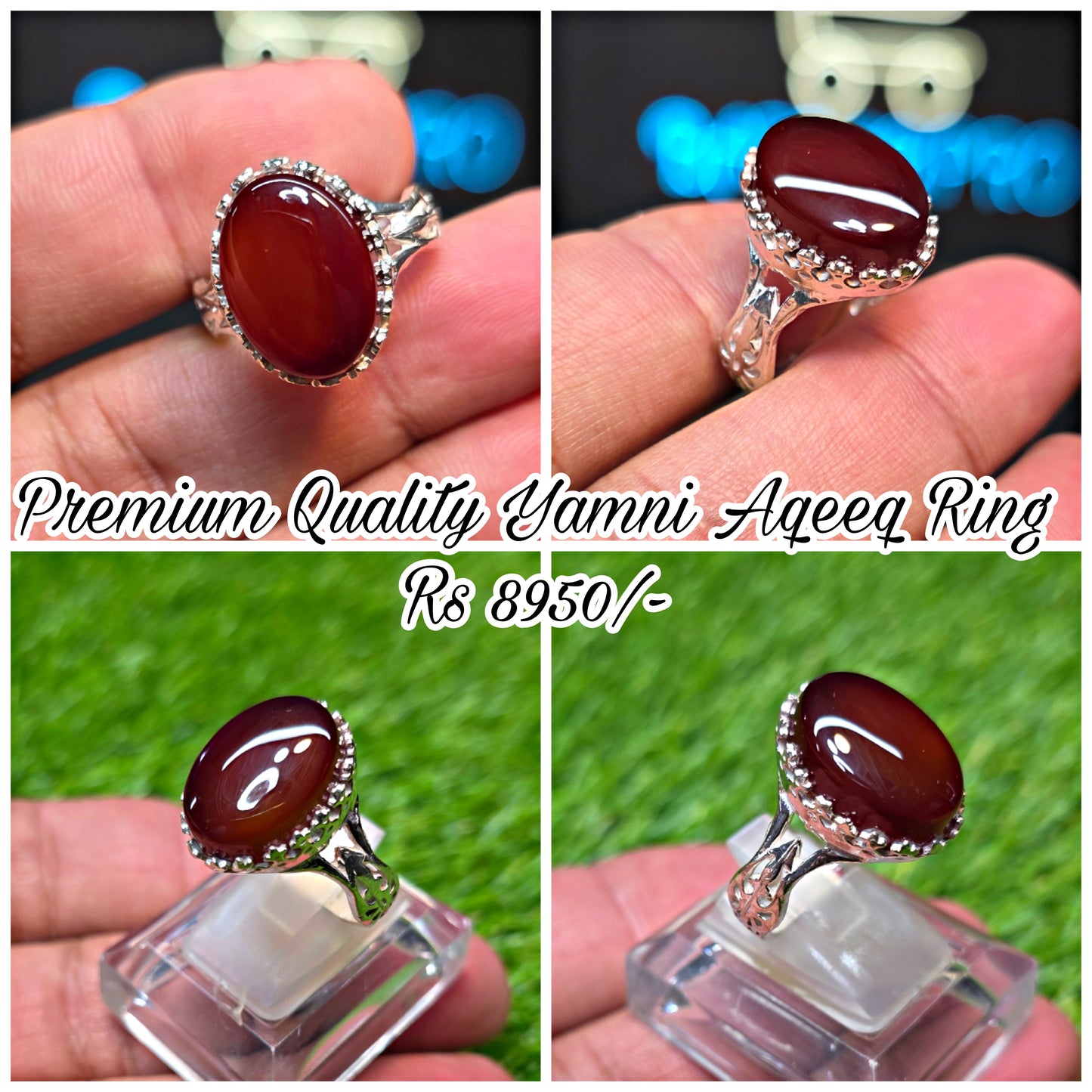 Premium Quality Yamni Aqeeq Ring