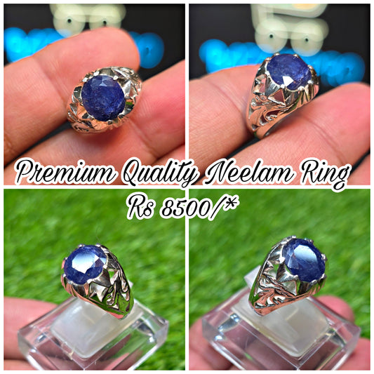 Premium Quality Neelam Ring