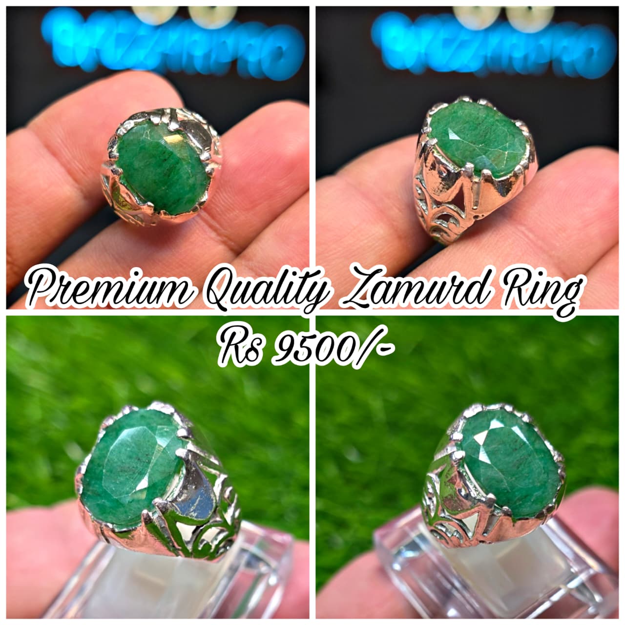 Premium Quality Zamurd Ring