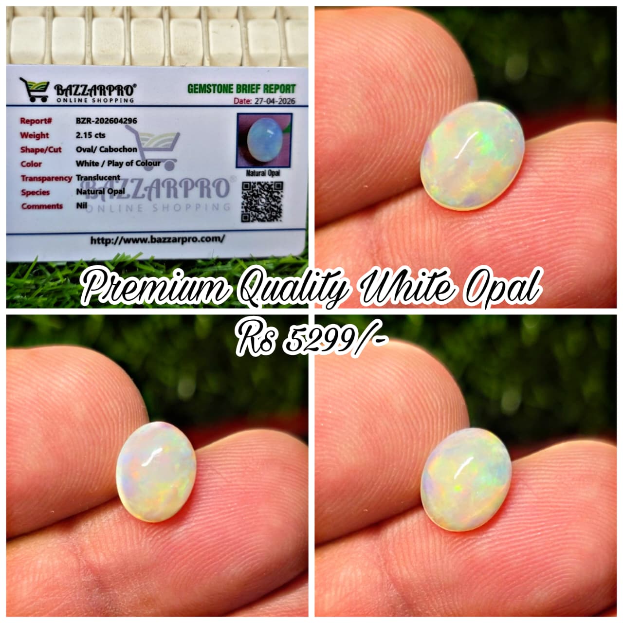 Premium Quality Opal With Lab Certificate