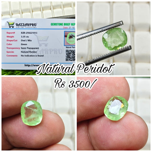 Premium Quality Peridot With Lab Certificate