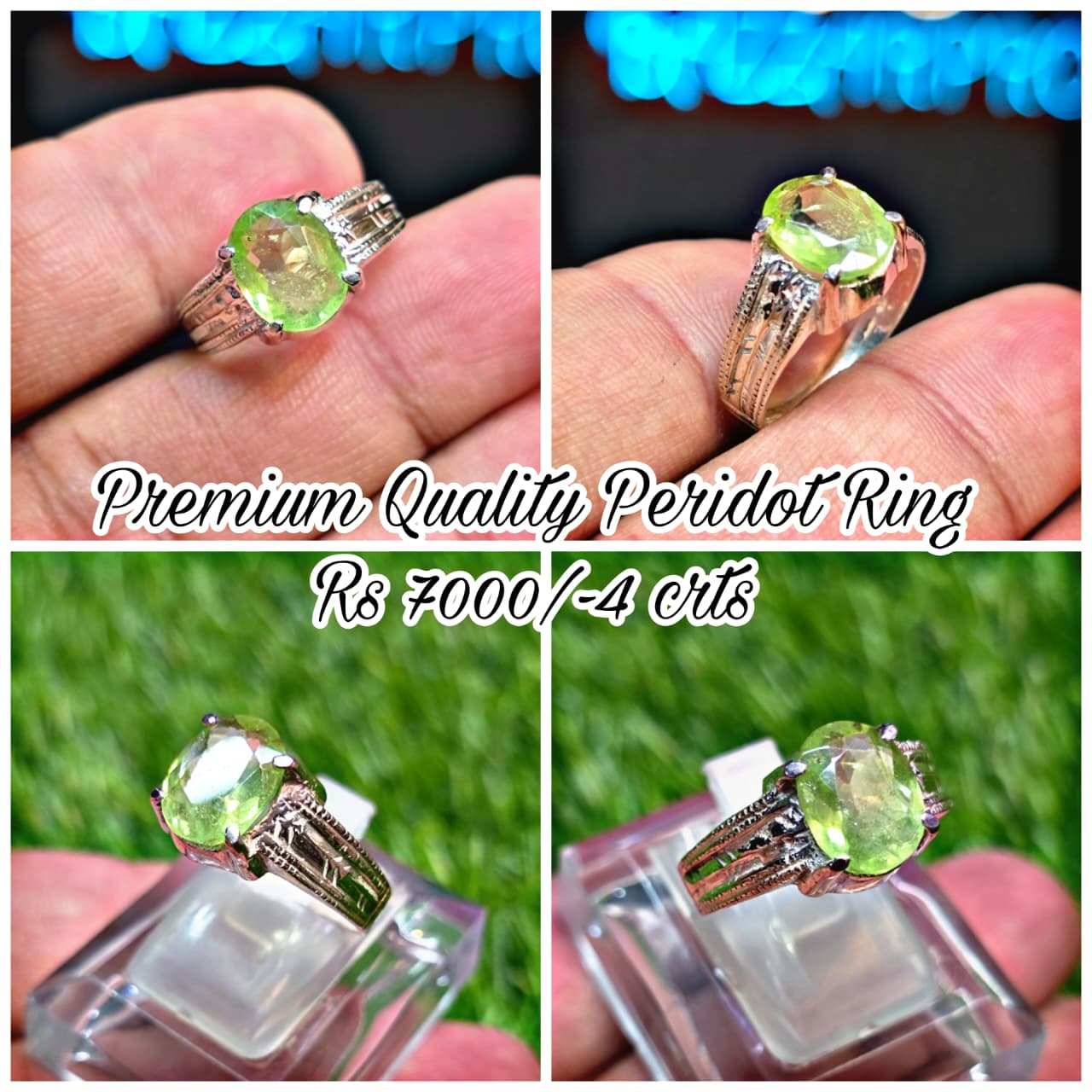 Premium Quality Peridot Ring