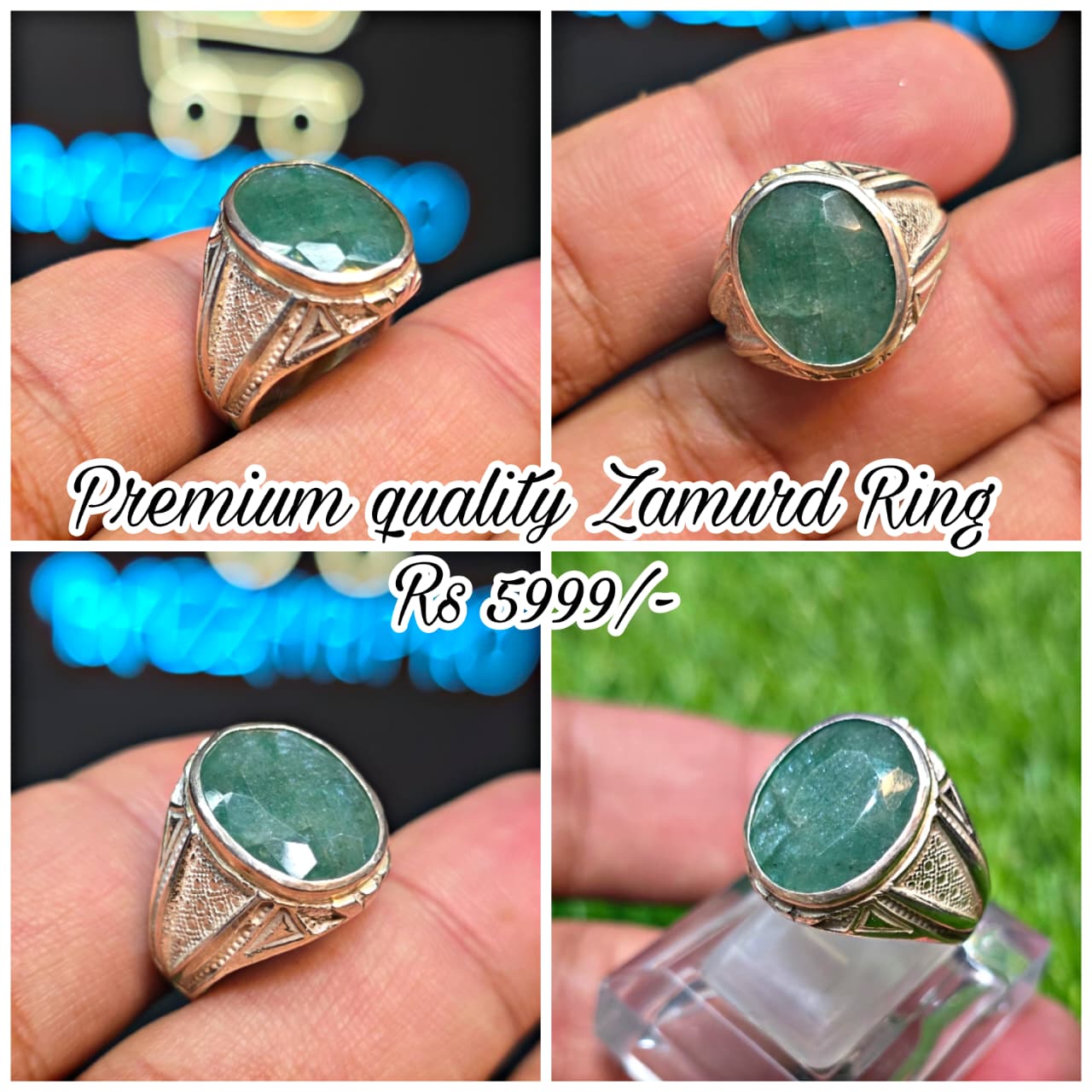 Premium Quality Zamurd Ring