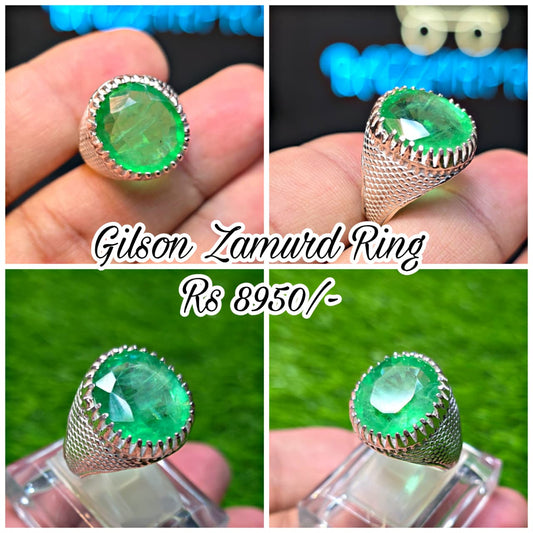 Premium Quality Gilson Zamurd Ring