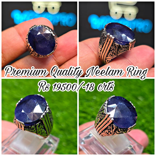 Premium Quality Neelam Ring