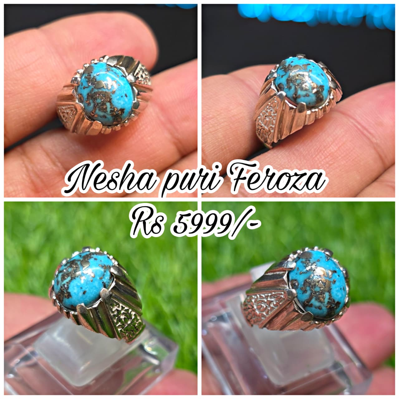 Premium Quality Nish Puri Feroza Ring