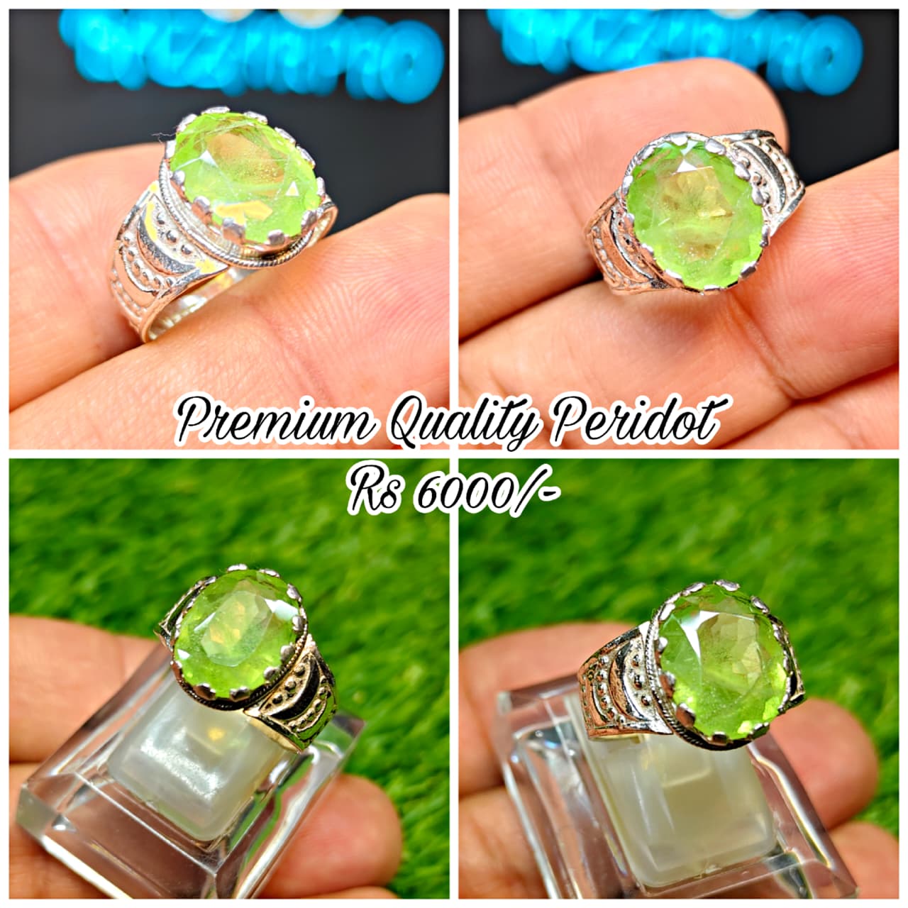 Premium Quality Peridot Ring