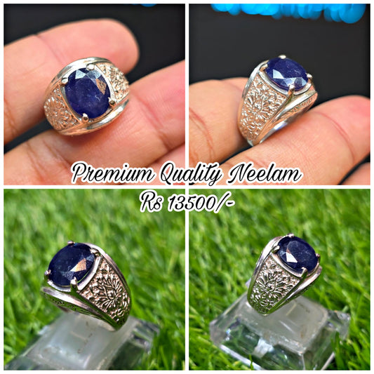 Premium Quality Neelam Ring