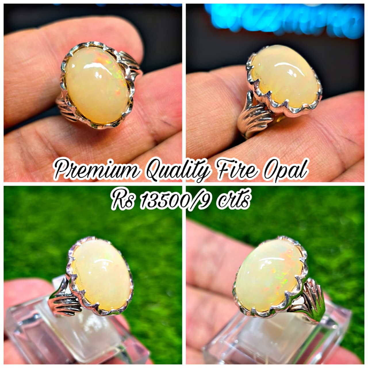 Premium Quality Full Fire Opal Ring