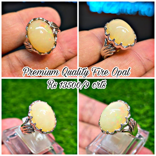 Premium Quality Full Fire Opal Ring
