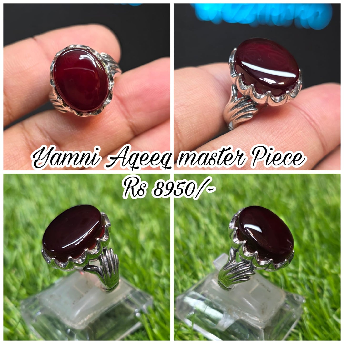 Premium Quality Yamni Aqeeq Ring