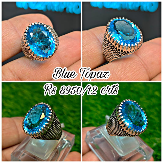 Blue Topaz Ring