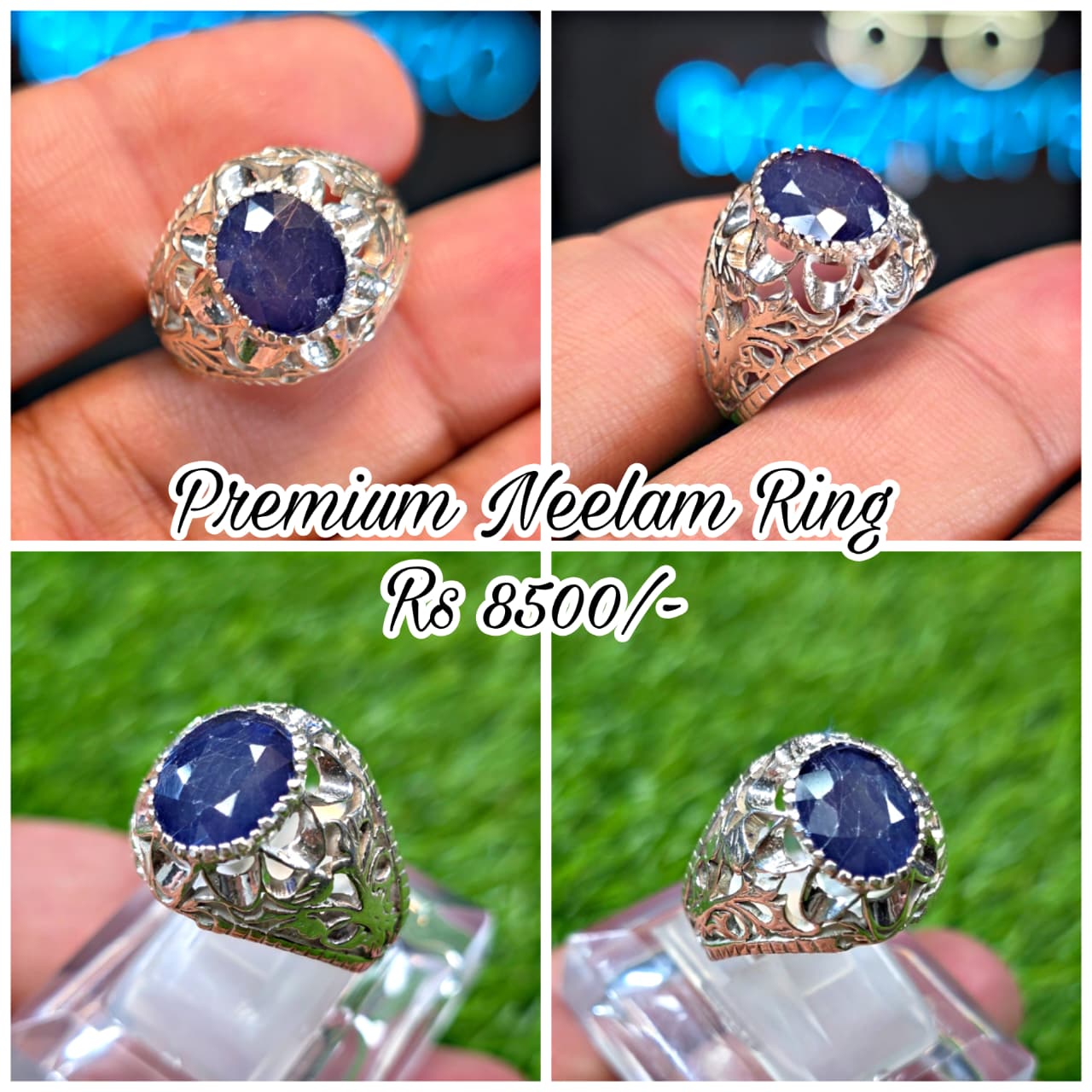 Premium Quality Neelam Ring