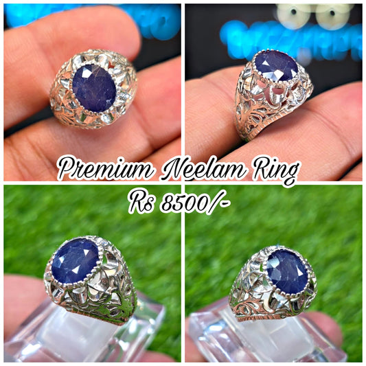 Premium Quality Neelam Ring